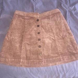 Corduroy brown skirt